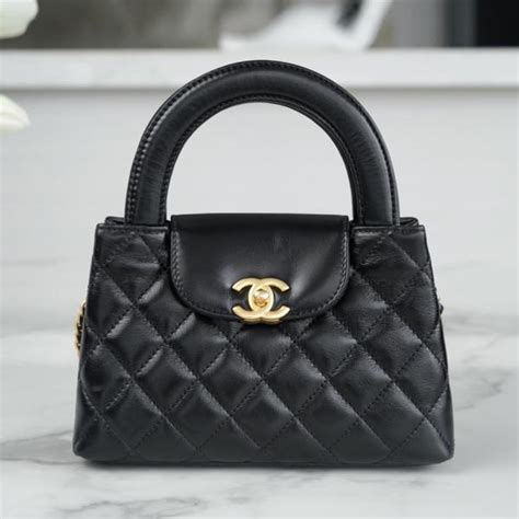 chanel shiny aged calfskin|CHANEL Shiny Aged Calfskin Quilted Nano Kelly Shopper Light .